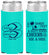 Personalized Wedding Slim Can Coolers - Sandy Feet Salty Kisses | 490