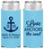 Personalized Wedding Slim Can Coolers - Love Anchors The Soul | 494