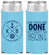Personalized Wedding Slim Can Coolers - Nautical | 495