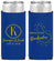 Personalized Wedding Slim Can Coolers - Barbados | 508