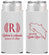 Personalized Wedding Slim Can Coolers - Costa Rica | 518