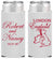 Personalized Wedding Slim Can Coolers - England | 548