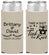 Personalized Wedding Slim Can Coolers - Take A Shot We Tied The Knot | 553