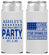 Personalized Bachelorette Slim Can Coolers - Star Spangled Hammered | 60025