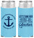 Personalized Bachelorette Slim Can Coolers - Tank Her Drop Anchor | 60026