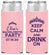 Personalized Bachelorette Slim Can Coolers - Keep Calm Drink On | 60036