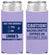 Personalized Bachelorette Slim Can Coolers - Caution | 60082