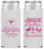 Personalized Bachelorette Slim Can Coolers - Brides Bells Boudoir | 60085