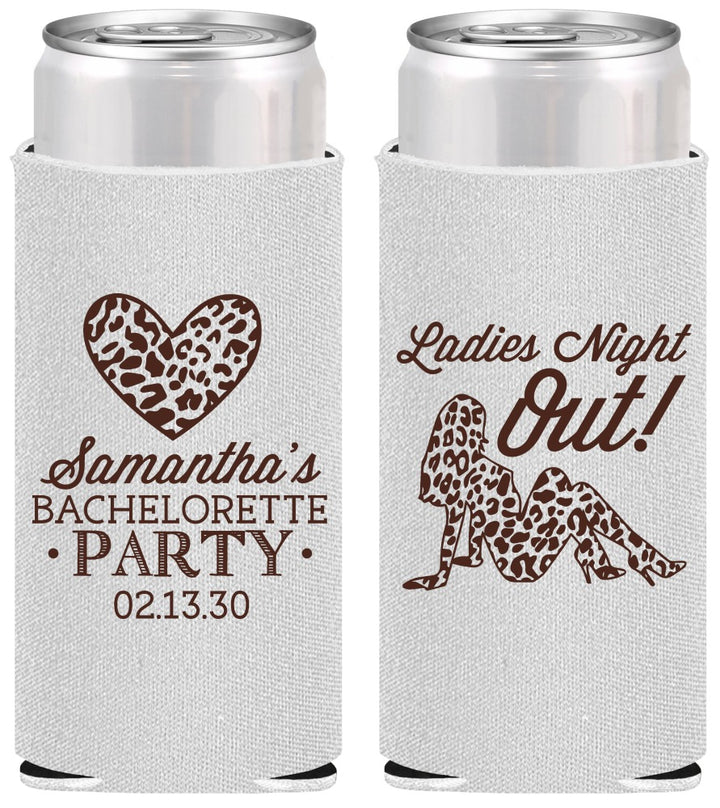 Personalized Bachelorette Slim Can Coolers - Ladies Night Out | 60086