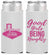 Personalized Bachelorette Slim Can Coolers - Good Girls Naughty | 60111
