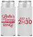 Personalized Bachelorette Slim Can Coolers - Last Swing Before Ring | 60128