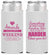 Personalized Bachelorette Slim Can Coolers - Something Borrowed | 60131