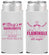 Personalized Bachelorette Slim Can Coolers - Lets Flamingle Still Single | 60144
