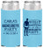 Personalized Bachelorette Slim Can Coolers - What Happens | 60172