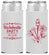 Personalized Bachelorette Slim Can Coolers - Flowers | 60174