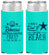 Personalized Bachelorette Slim Can Coolers - Beach | 60183