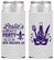 Personalized Bachelorette Slim Can Coolers - Mardi Gras | 60185