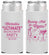 Personalized Bachelorette Slim Can Coolers - Raising Hell In Vegas | 60196