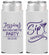 Personalized Bachelorette Slim Can Coolers - Sip Happens | 60197