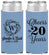 Personalized Anniversary Slim Can Coolers - Cheers To 20 Years | 80001