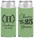 Personalized Anniversary Slim Can Coolers - Cheers To 25 Years | 80002