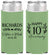 Personalized Anniversary Slim Can Coolers - 10th Wedding | 80010