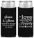 Personalized Anniversary Slim Can Coolers - 40th Wedding | 80035