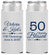 Personalized Anniversary Slim Can Coolers - 50 Years Blessed | 80037