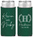 Personalized Wedding Slim Can Coolers - Monogram | 805