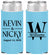 Personalized Wedding Slim Can Coolers - Monogram | 806