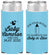 Personalized Baby Shower Slim Can Coolers - Booze Baby In Blue | 90015