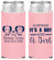 Personalized Baby Shower Slim Can Coolers - Twins Boy And Girl | 90026