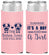 Personalized Baby Shower Slim Can Coolers - Twins Baby Cows | 90067