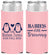 Personalized Baby Shower Slim Can Coolers - Twins Baby Penguins | 90070