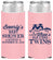 Personalized Baby Shower Slim Can Coolers - Twins Baby Owls | 90074