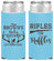 Personalized Baby Shower Slim Can Coolers - Rifles Or Ruffles | 90122