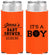 Personalized Baby Shower Slim Can Coolers - Basketball Its A Boy | 90144