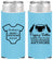 Personalized Baby Shower Slim Can Coolers - Popping Bottles | 90169