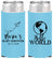Personalized Baby Shower Slim Can Coolers - Hello World | 90185