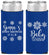 Personalized Baby Shower Slim Can Coolers - Christmas Snowflakes | 90192