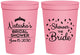 Personalized Bridal Shower 16 oz Stadium Cups - Shower The Bride | 100001