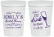 Personalized Bridal Shower 16 oz Stadium Cups - I'll Drink To The That | 100006