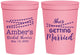 Personalized Bridal Shower 16 oz Stadium Cups - She's Getting Married | 100008
