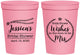 Personalized Bridal Shower 16 oz Stadium Cups - Soon To Be Mrs | 100009