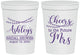 Personalized Bridal Shower 16 oz Stadium Cups - Future Mrs | 100018