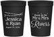 Personalized Engagement 16 oz Stadium Cups - Soon To Be Mr And Mrs | 10008