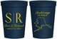 Personalized Wedding 16 oz Stadium Cups - Alaska | 101