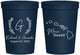 Personalized Wedding 16 oz Stadium Cups - Hawaii | 110