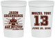 Personalized Bar Mitzvah 16 oz Stadium Cups - 13th Birthday Football | 110002