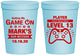 Personalized Bar Mitzvah 16 oz Stadium Cups - 13th Birthday Video Game | 110013